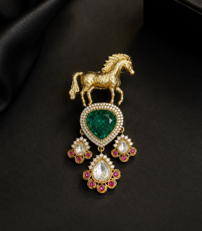 Royal Horse Brooch
