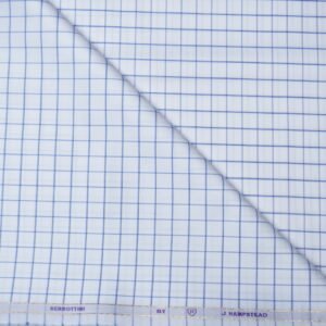 Checks Giza Cotton Fabric
