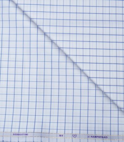 Checks Giza Cotton Fabric
