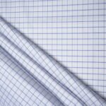 Checks Giza Cotton Fabric