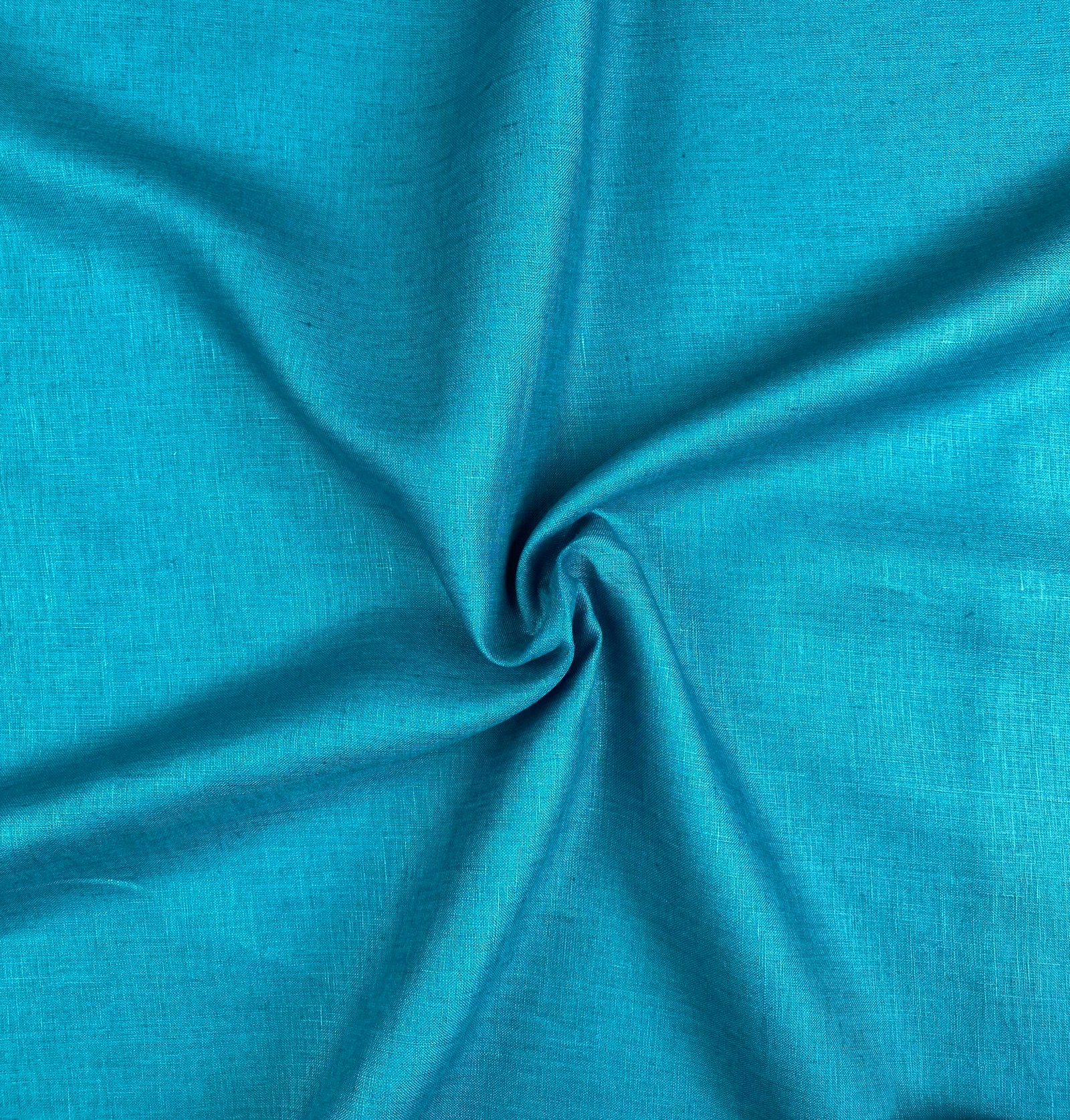 Aqua Blue Linen Fabric Aqua Blue Linen Fabric