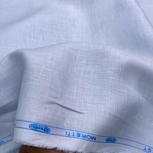 Sky Blue Linen Fabric