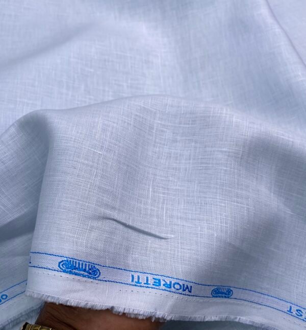 Sky Blue Linen Fabric