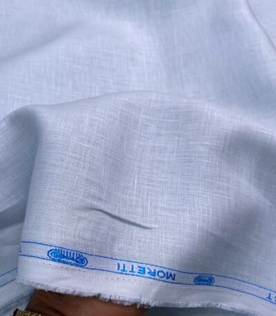 Sky Blue Linen Fabric