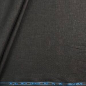 Black Linen Shirt Fabric