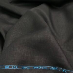 Black Linen Shirt Fabric