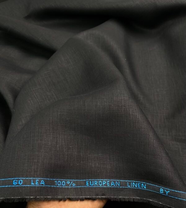Black Linen Shirt Fabric
