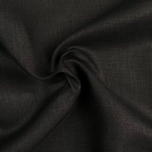 Black Linen Shirt Fabric