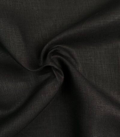 Black Linen Shirt Fabric