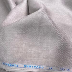 Light Lavender Jacquard Linen Fabric