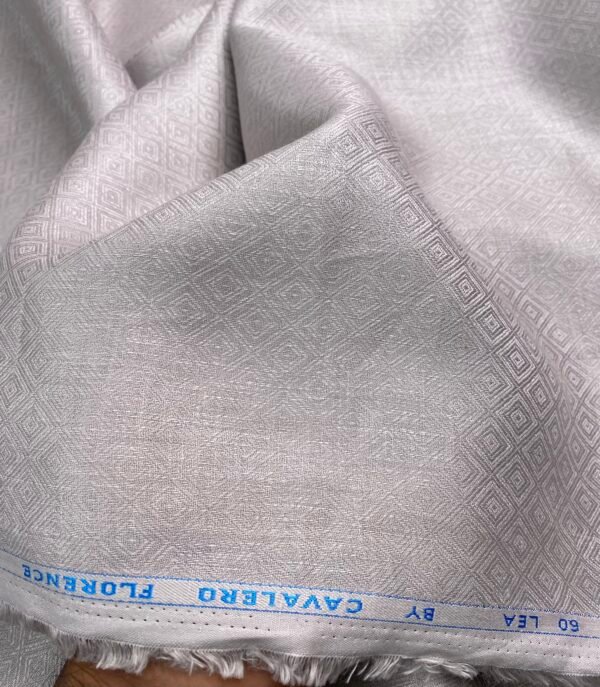 Light Lavender Jacquard Linen Fabric