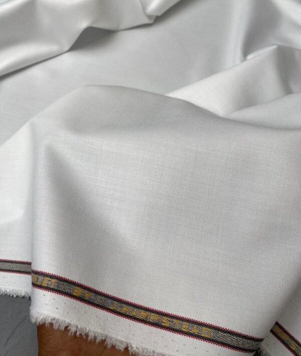 White TR Suiting Fabric | Best J.Hampstead Camlet - Image 3