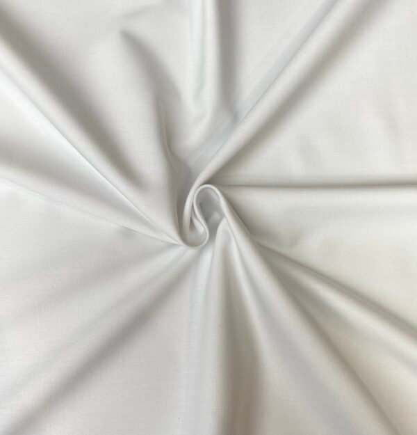 White TR Suiting Fabric
