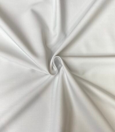 White TR Suiting Fabric