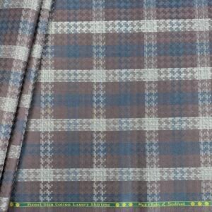 Giza Checks Cotton Fabric