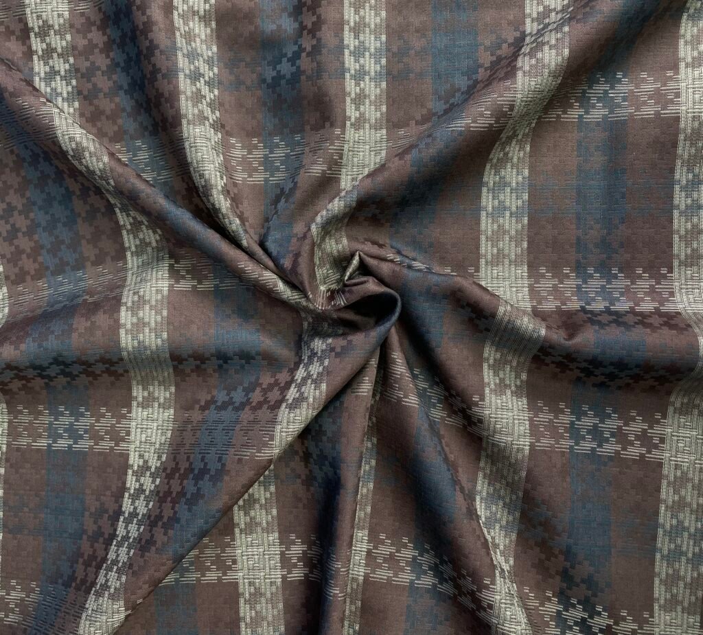 Giza Checks Cotton Fabric