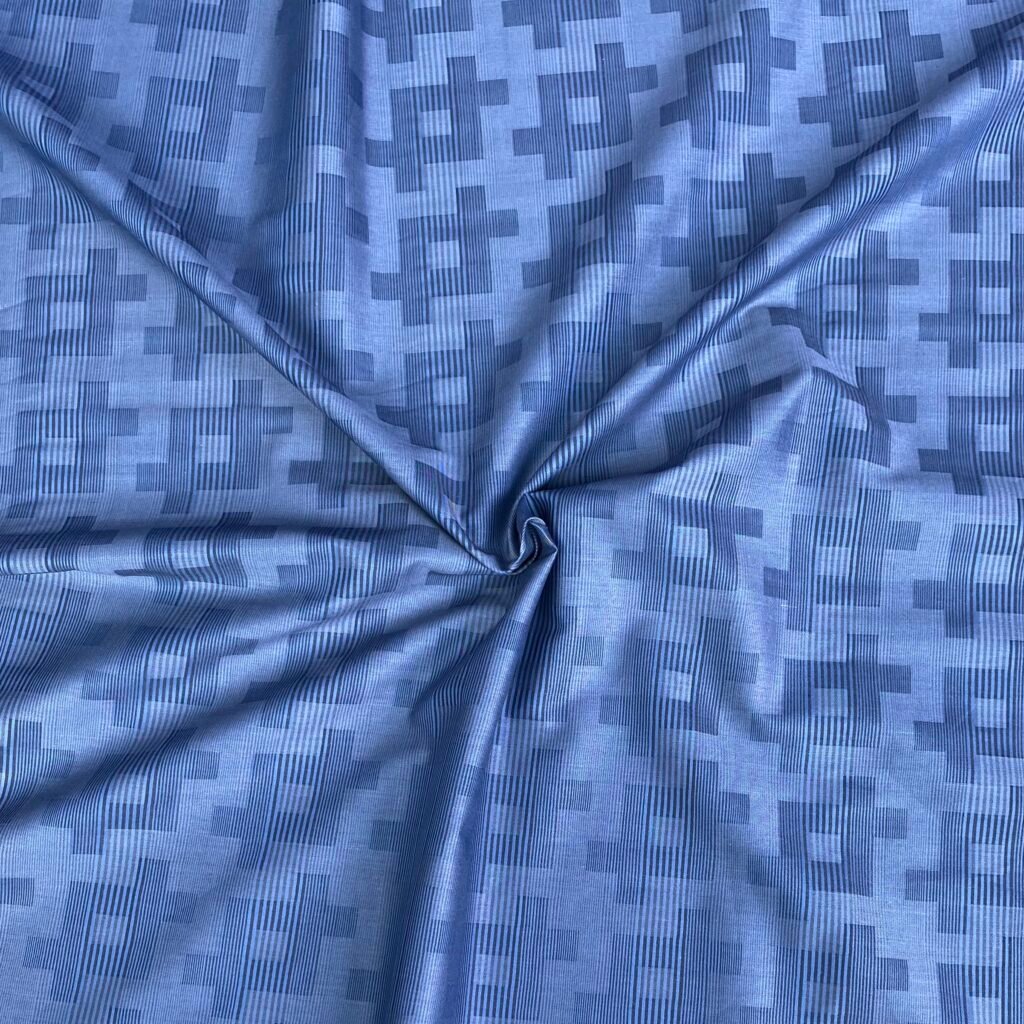 Giza Self Design Cotton Fabric