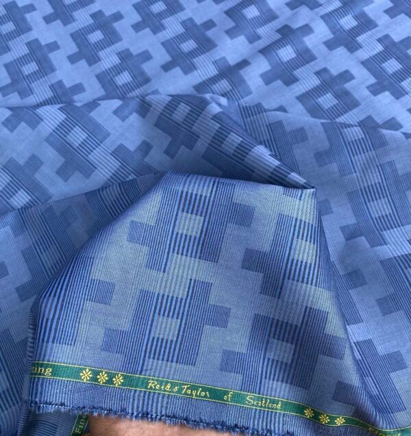 Giza Self Design Cotton Fabric