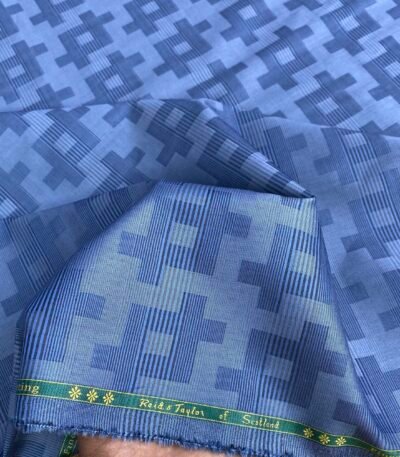 Giza Self Design Cotton Fabric