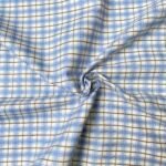 Spaada Check Giza Cotton Fabric
