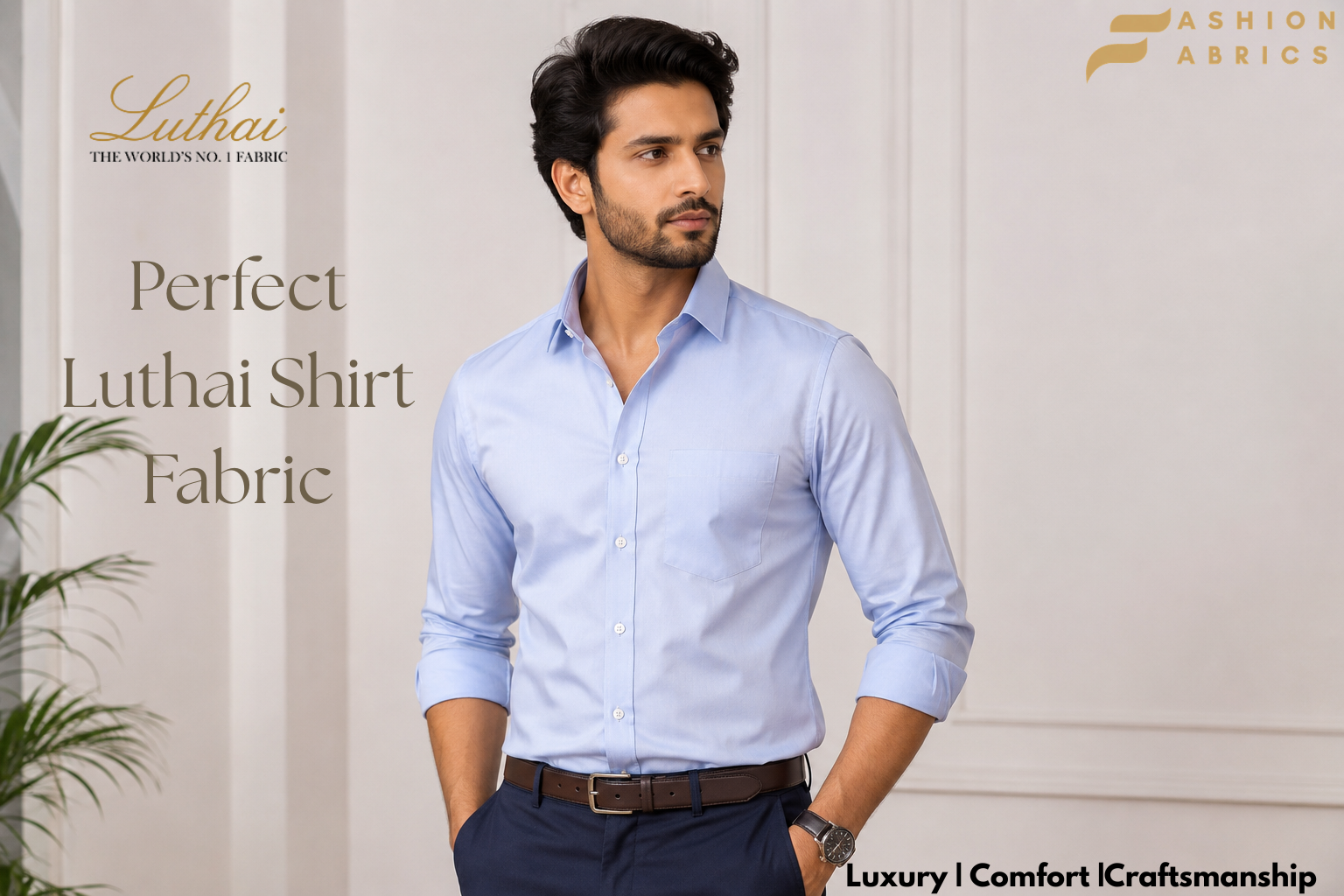 Perfect Luthai Shirt Fabric for Formal Wear | The Fashion Fabric