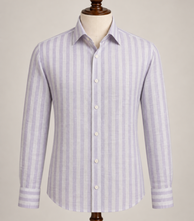 Vercelli French Linen Shirting Fabric