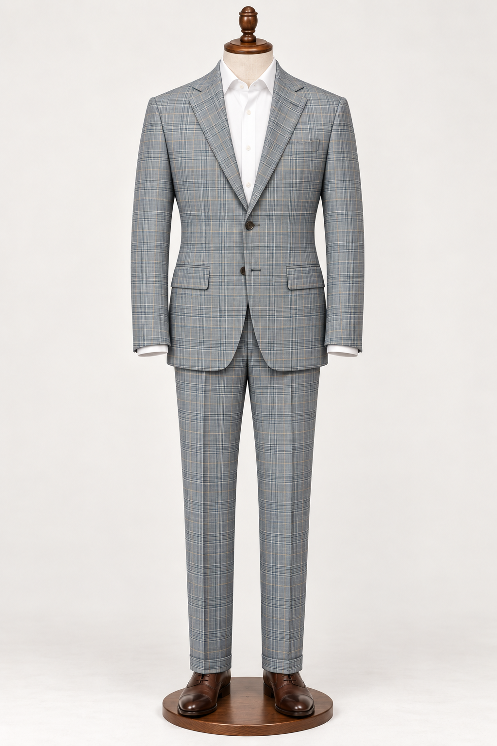 John Cavendish 2 Ply 140 Counts Merino Wool Suit Fabric John Cavendish 140 Suit Fabric with 70% Merino wool in 2 ply quality