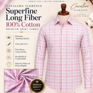 Cavalero Florence Cotton Shirt Fabric