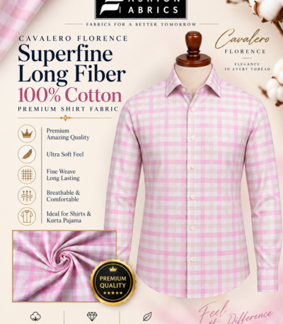 Cavalero Florence Cotton Shirt Fabric