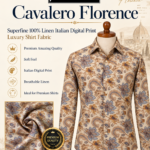 Cavalero Florence Linen Shirt Fabric