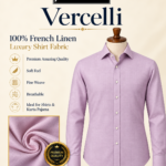Vercelli French Linen Shirt Fabric