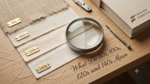 What Is Fabric Count? Understanding 80s, 100s, 120s & 140s Fabrics 1 understand 80s, 100s, 120s and 140s Mean by the fashion fabric, Yamunanagar