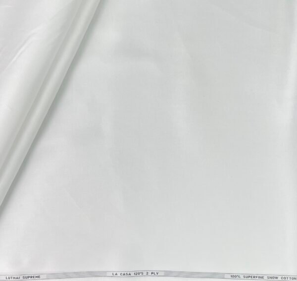 Luthai 2 Ply Snow Cotton Fabric