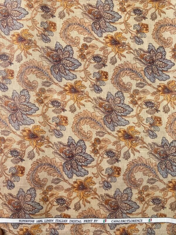 Cavalero Florence Linen Shirt Fabric