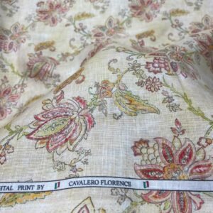 Cavalero Linen Digital Print Fabric