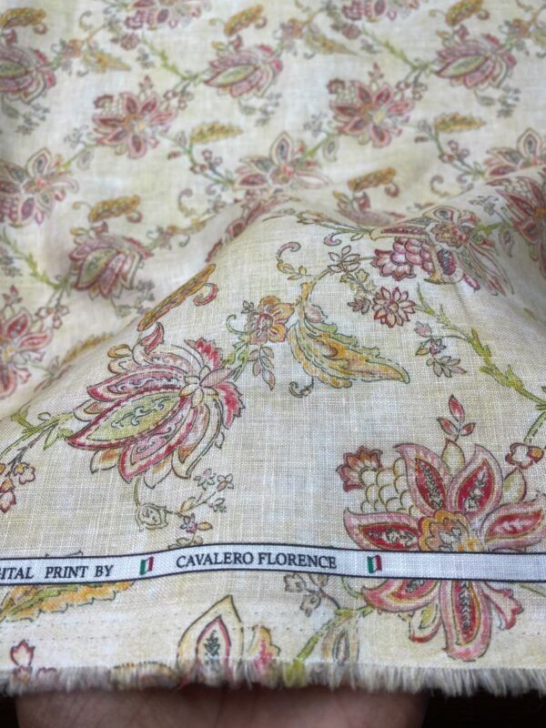 Cavalero Linen Digital Print Fabric
