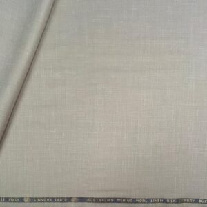Vercelli Wool Linen Silk Fabric | Best 140 Counts Suit Fabric - Image 2