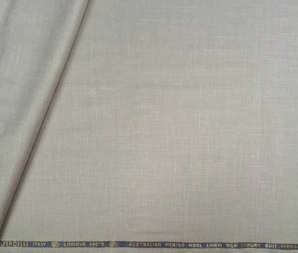Vercelli Wool Linen Silk Fabric | Best 140 Counts Suit Fabric - Image 2