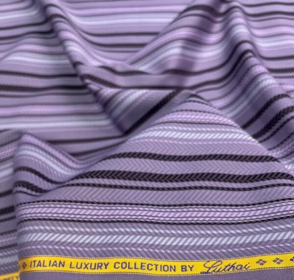 Luthai Italian Supima Cotton Fabric | Best Luxury Shirting Fabric - Image 2