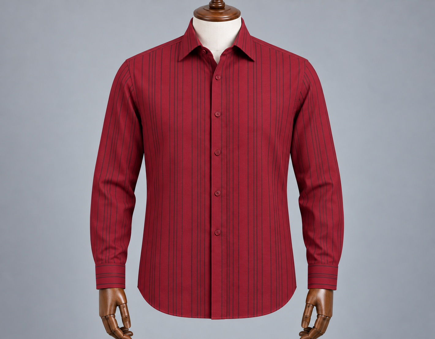 Luthai Finest Supima Cotton 1/70 Counts Italian Luxury Collection Text: Luthai 1/70 Supima Luxury Fabric